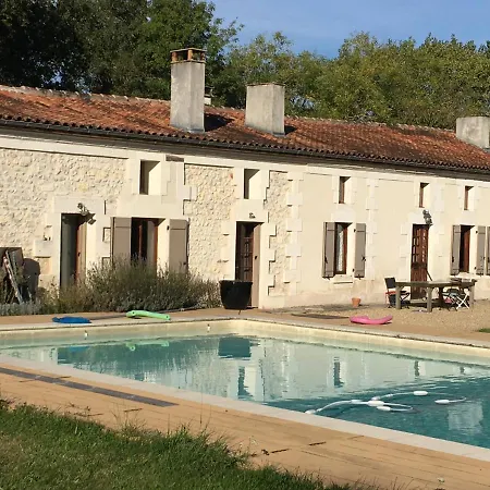 Maison Perigord Vert Piscine Et Spa La Roche-Chalais Exterior photo